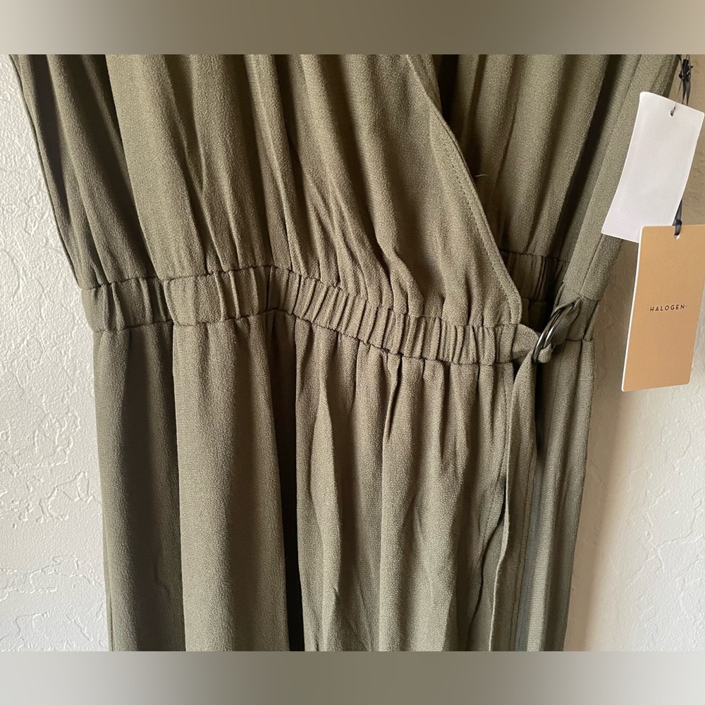 🆕 NWT Halogen Sleeveless Wrap Dress - Picture 5 of 8